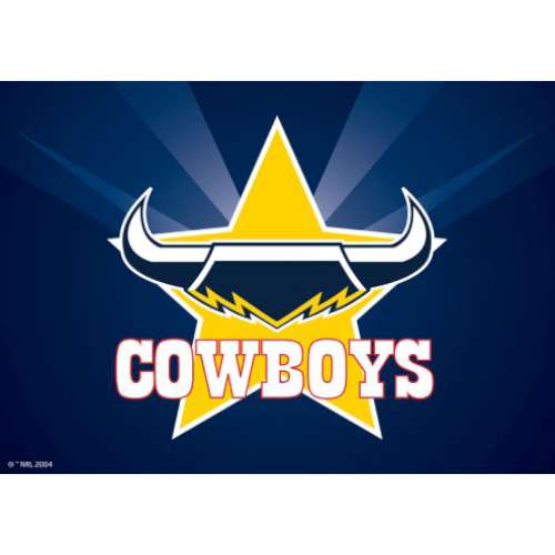 Cowboys NRL Edible Icing Image - A4 - Click Image to Close